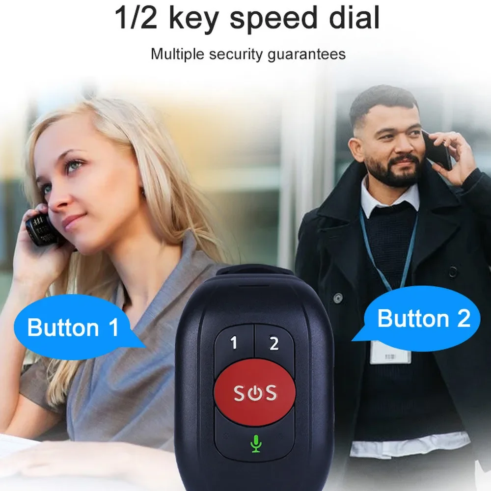 Fall Detection Watch - Yaşlılar İçin 4G LTE SOS Saati