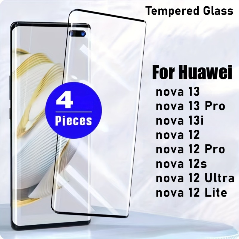 Huawei Nova 12 - 4 paket 9H Sertlik Temperli Cam