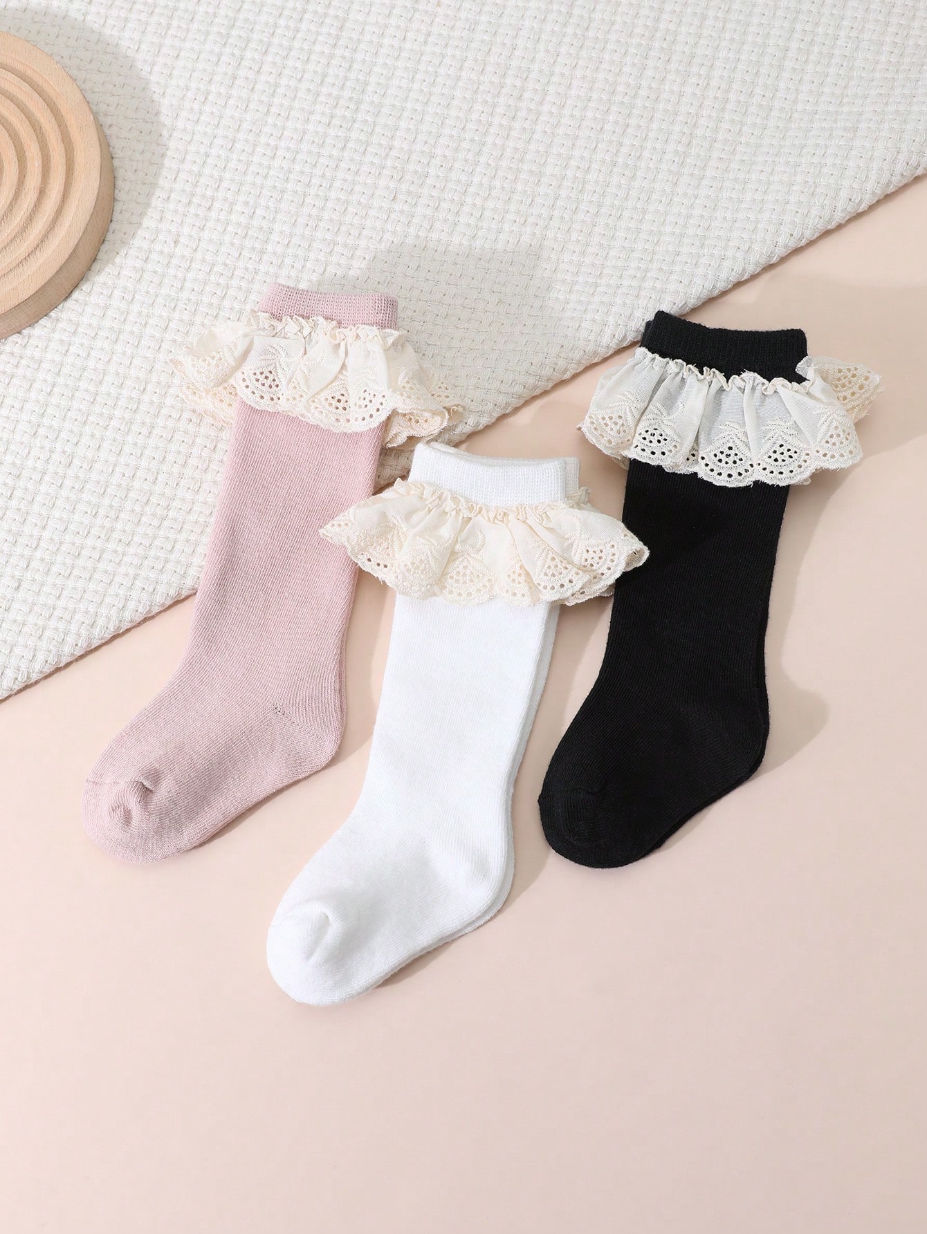Baby Sock Oximeter - 3 çift yürümeye başlayan kız çocukları