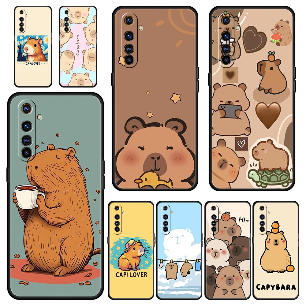 Realme Gt 6 - Anime Capybara Porpoise telefon kılıfı Realme