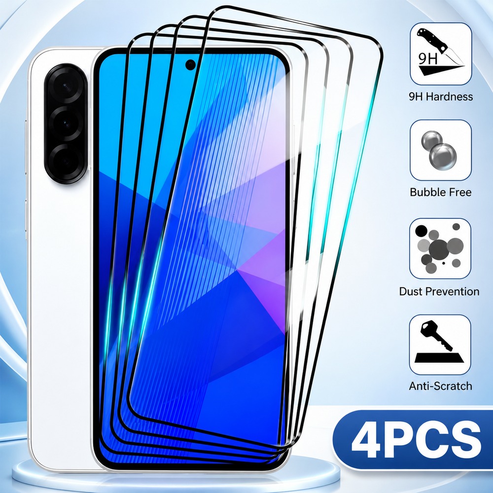 Realme C67 - 4 Adet Temperli Cam Realme C12