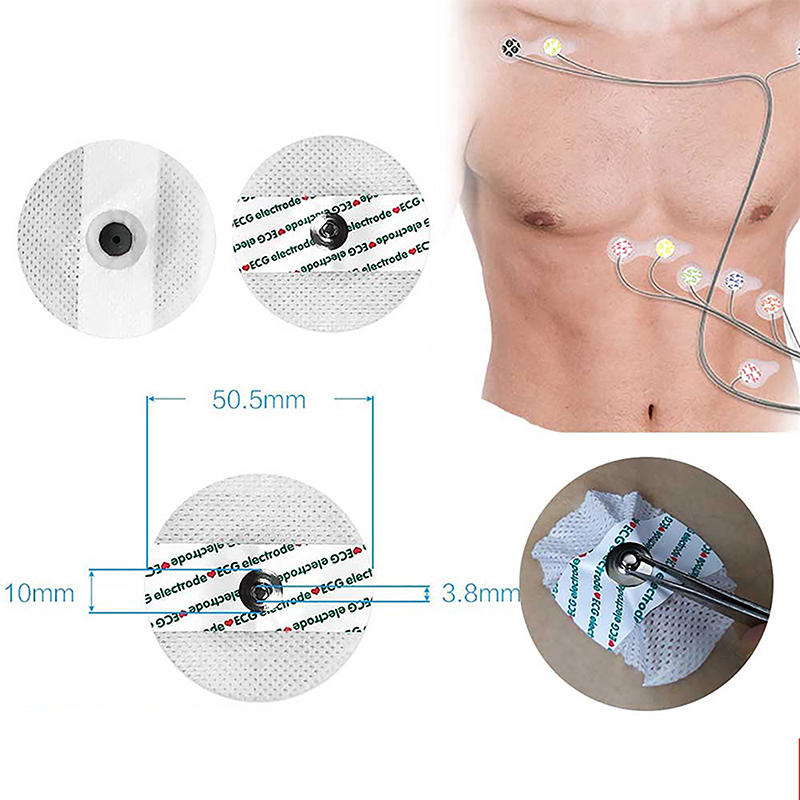 50 adet/torba Elektrot Yama Tı - Ecg Patch Monitor incelemesi ve fiyatı