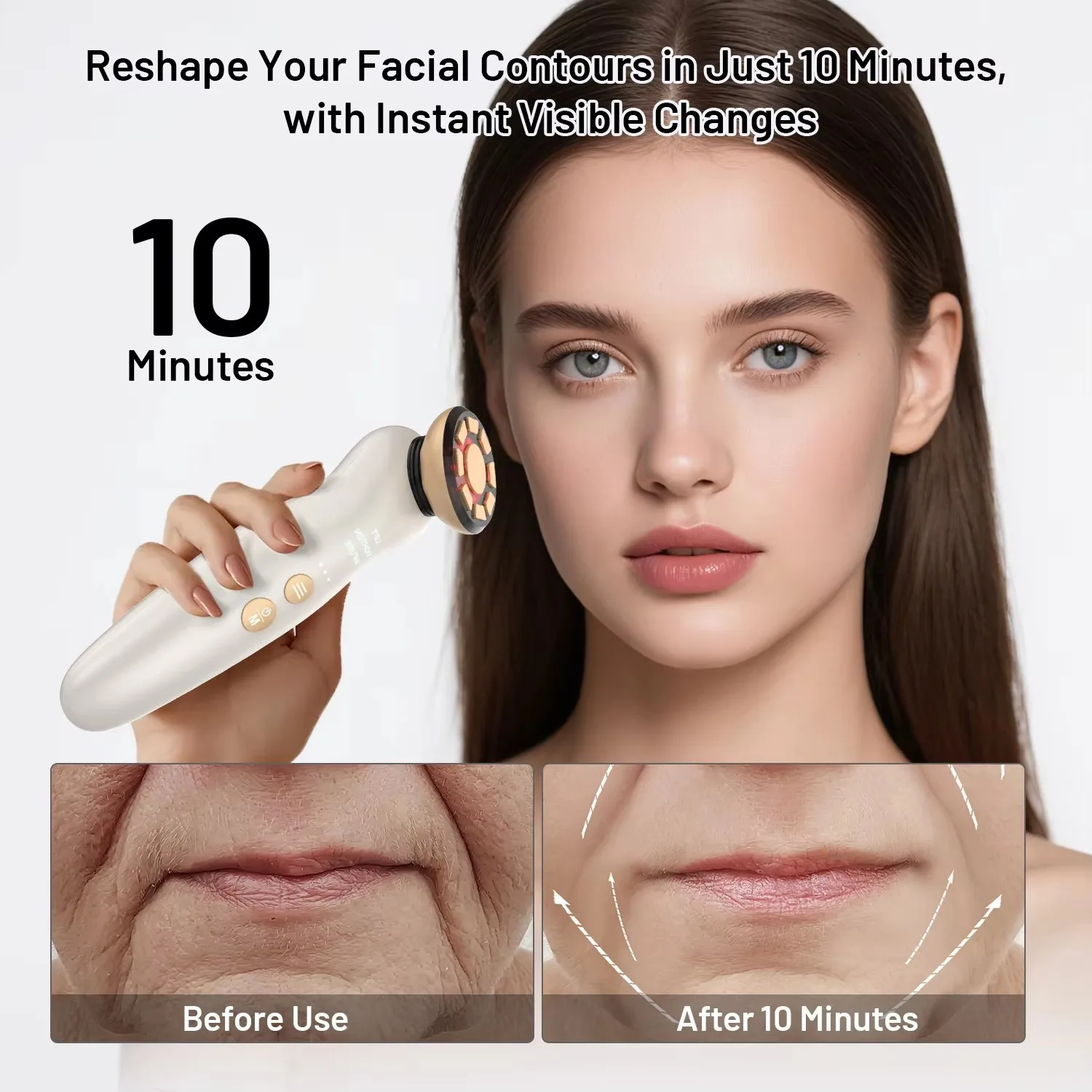 RF Yüz Masaj Aleti LED Işık Te - Galvanic Skin Sensor incelemesi ve fiyatı