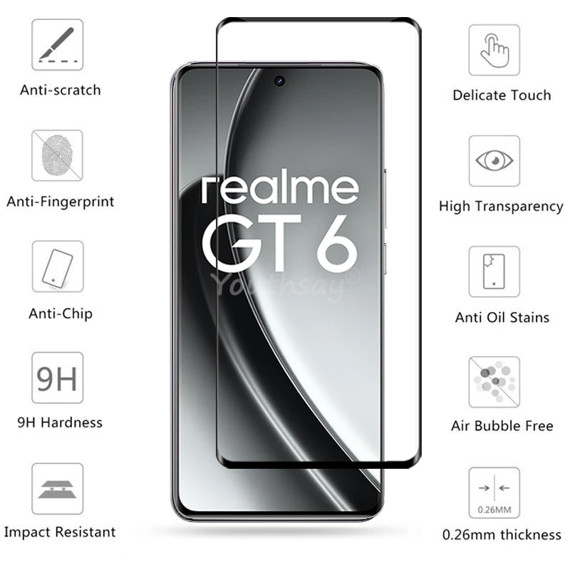 Tam Kapak Cam Realme GT 6 Temp - Realme Gt 6 incelemesi ve fiyatı