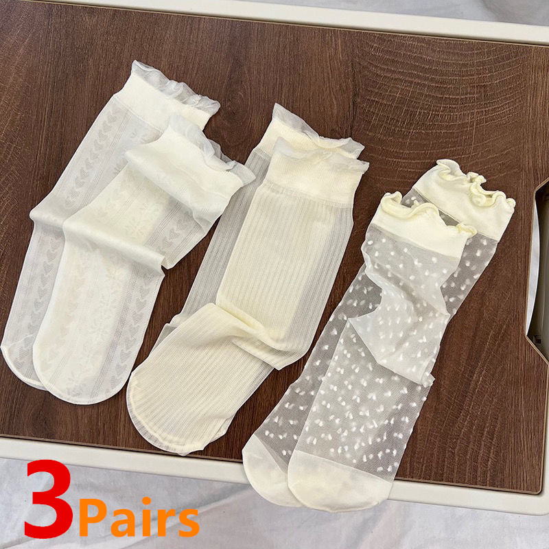 3 çift/grup Bebek Kız diz üstü - Baby Sock Oximeter incelemesi ve fiyatı