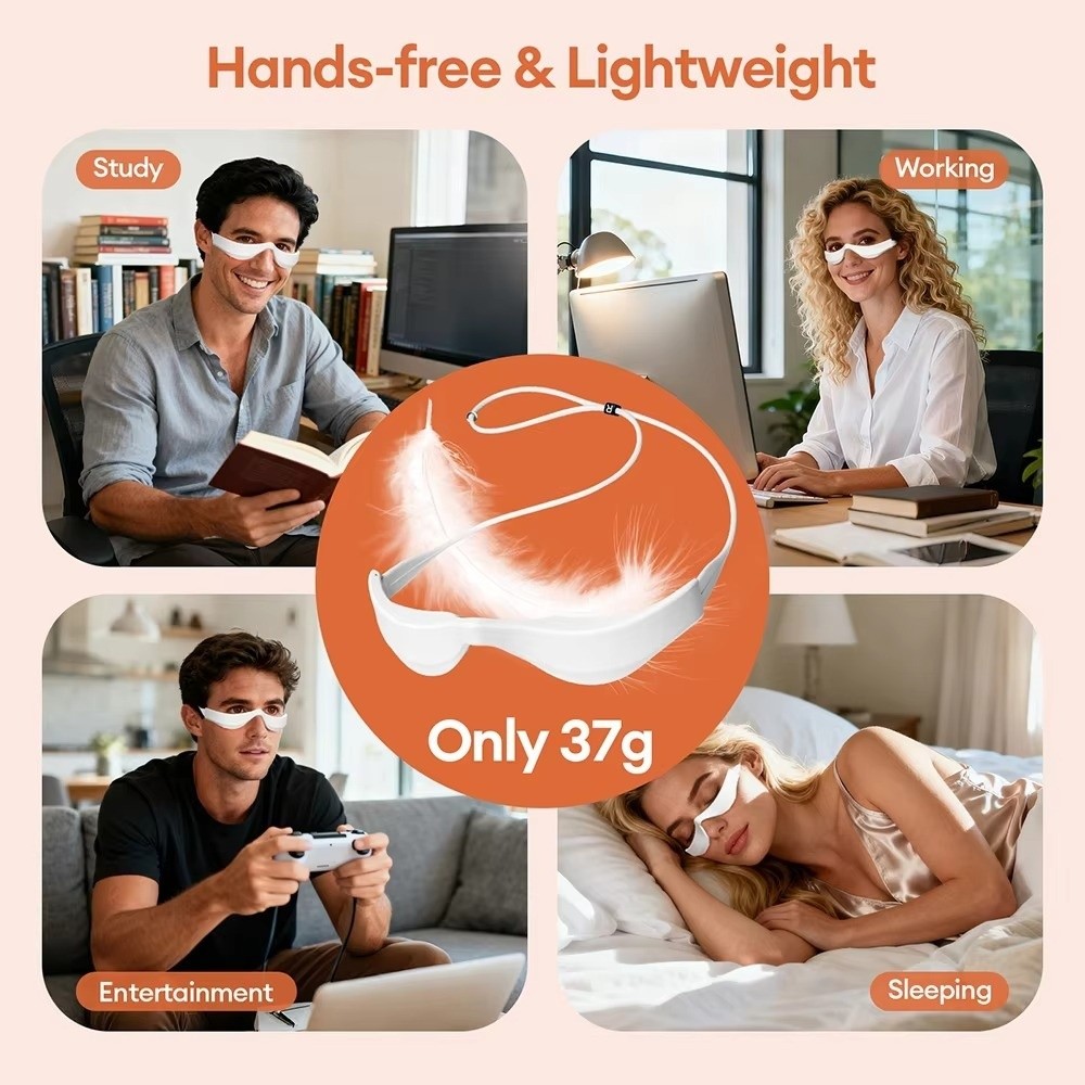 3D Göz Masaj Aleti Kırmızı Işı - Light Therapy Glasses incelemesi ve fiyatı